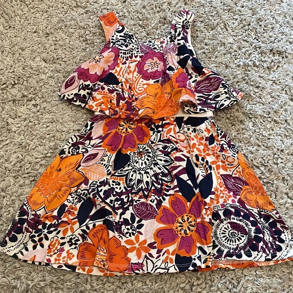 2017 Gymboree “Spice Market” Floral Sundress, Size 4T